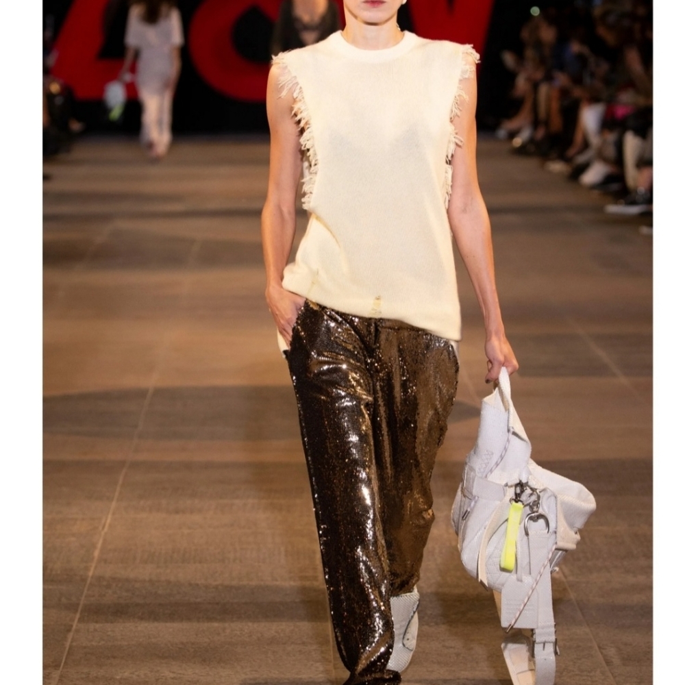 Zadig & Voltaire Cream Sleeveless Sweater